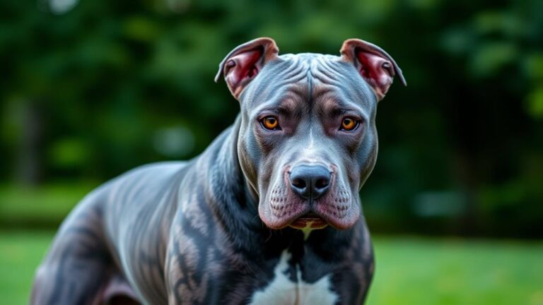 blue brindle pitbull appearance