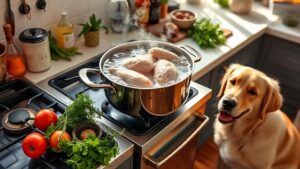 boiling chicken for dogs