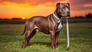 healthy pitbull weight range