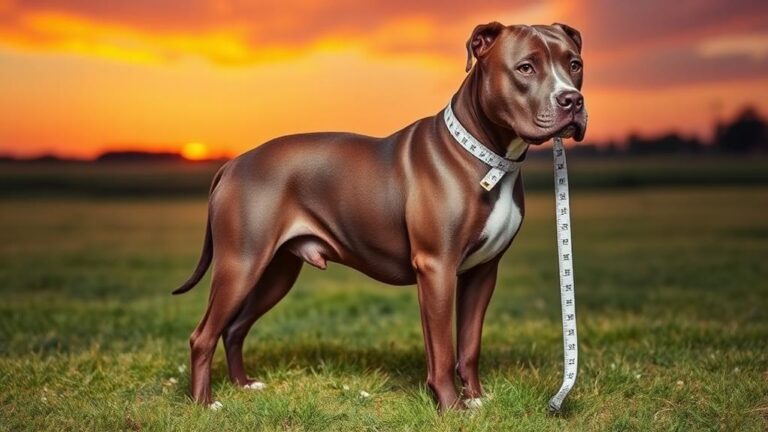 healthy pitbull weight range